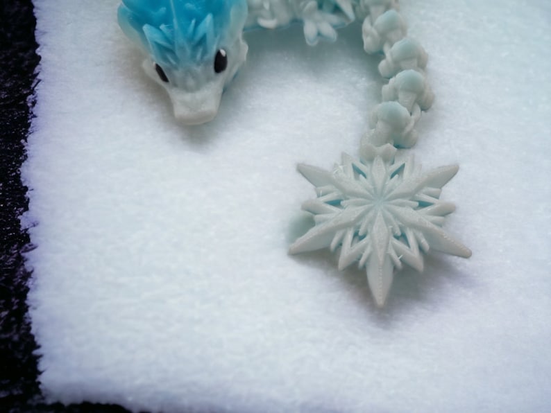 Baby Winter Winged Dragon | Coloured Eyes image 3