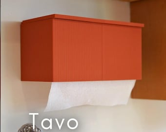 Moderner gerippter Papierhandtuchhalter - Wandhalterung für die Küche