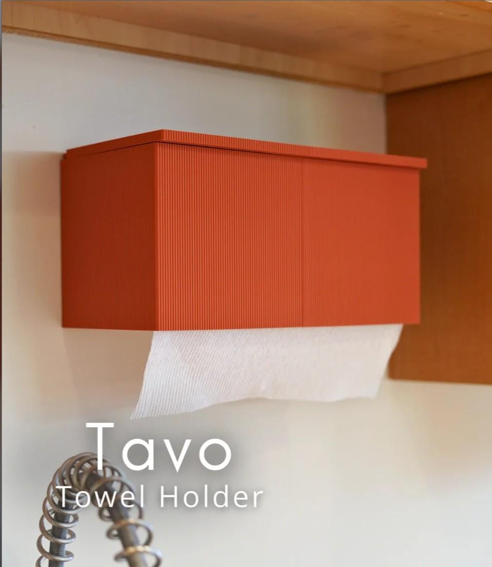 Wall mounted paper towel dispenser