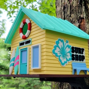 Surf Board Shop Bird house