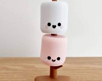 Kawaii Marshmallows with tree stand
