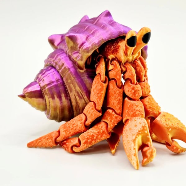 Hermit Crab Fidget Toy - Multi Colour Print