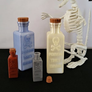 ハロウィーンの装飾用の毒瓶 画像 3