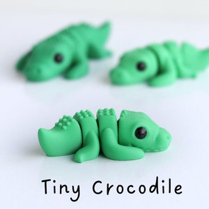 Tiny Crocodile Fidget Model / Keyring