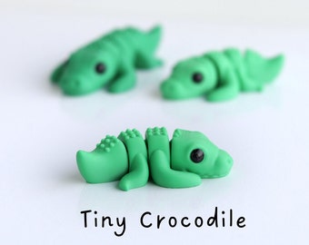 Tiny Crocodile Fidget Model / Keyring