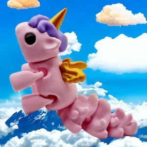 Geflügeltes Einhorn Fidget Modell