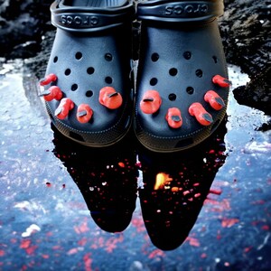 Demon Toes Charms for Crocs - Set of 10 Toes - Etsy