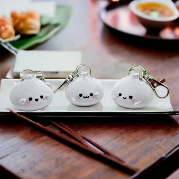 Kawaii Dim Sum Bao Schlüsselanhänger