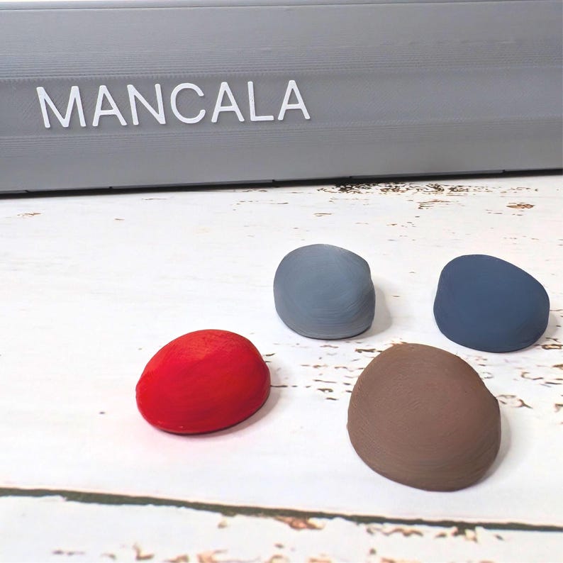 PlayBook Mancala Spiel | Faltbares Buch Brettspiel | Tragbares Reise Mancala Set Bild 6