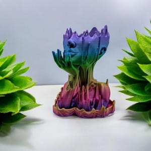 Melting Lady Planter - Unique Aesthetic Home Decor - Quirky Gift for Plant Lovers image 5