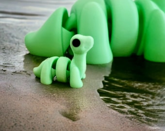 Baby Brontosaurus Fidget Model / Keyring
