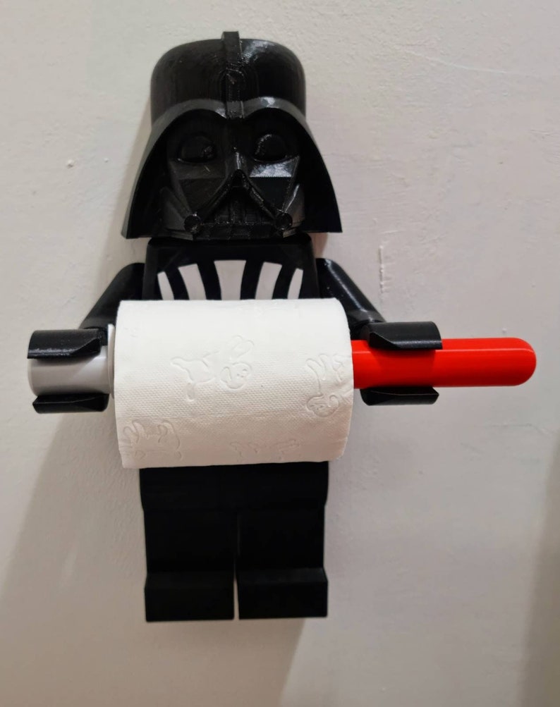 Star Wars Darth Vader Toilet Paper Holder Etsy