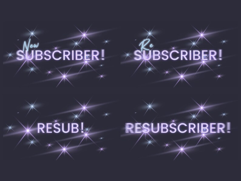 14 Animated Stream Alerts for Twitch, Youtube, Tiktok - Neon Party ...