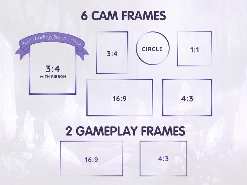 Puede incluir: Un gr&aacute;fico que muestra diferentes relaciones de aspecto para los fotogramas de la c&aacute;mara y del juego. Los fotogramas est&aacute;n etiquetados con las relaciones de aspecto, como 3:4, 16:9 y 4:3. Un fotograma est&aacute; etiquetado como "CIRCLE".