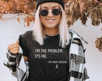 I’m the Problem Rare Disease T-Shirt; Rare Disease Day 2024 Shirt; Zebra Spoonie Gift; Rare Chronic Illness Clothing; Rare Disorder Apparel