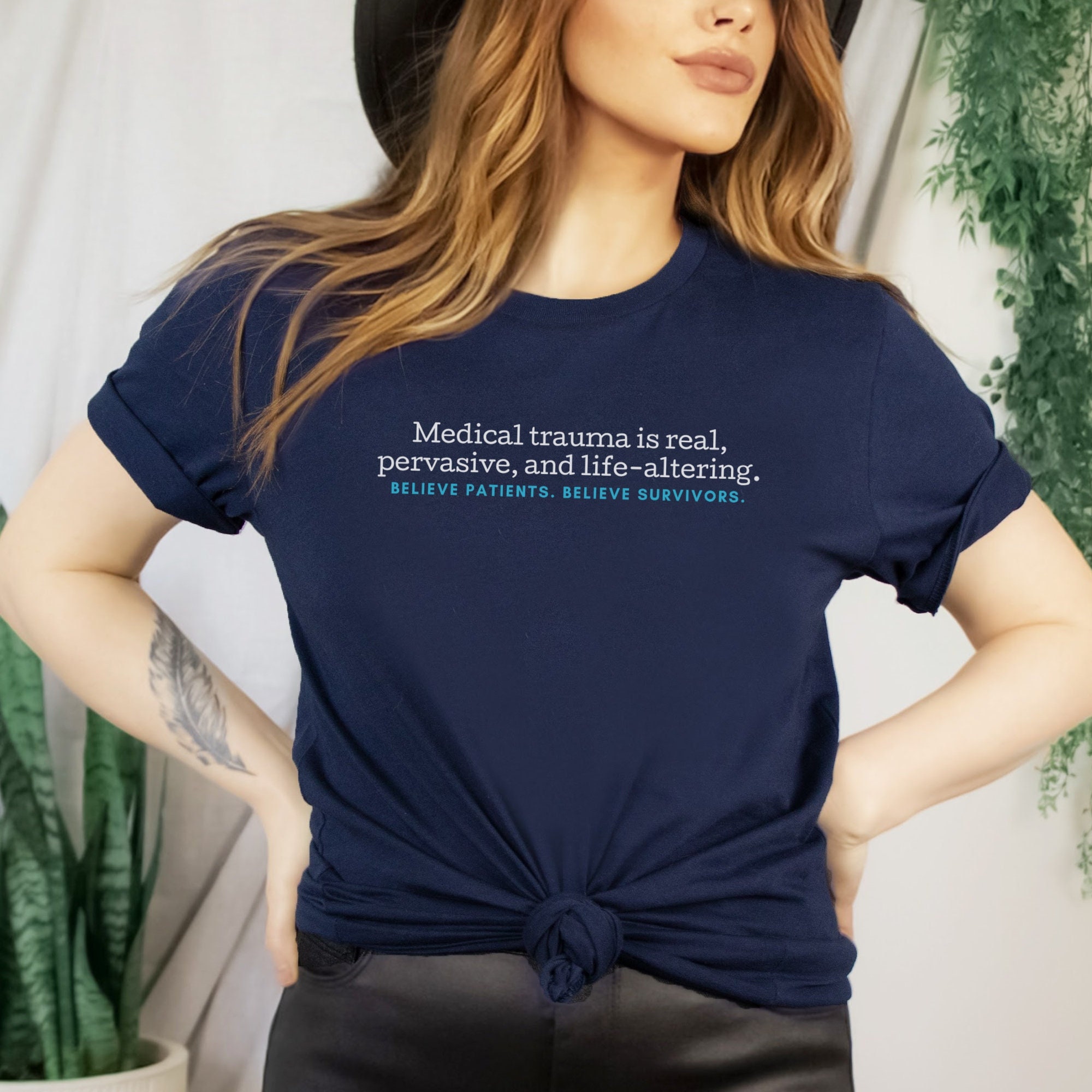 Medical Trauma Awareness T-shirt Medical Gaslighting Shirt Medical PTSD  Apparel Accident Survivor Shirt Traumatic Birth Awareness 
