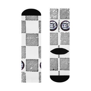 Der Malerdruck roblox gepolsterte Crew-Socken | Gemütlich, stilvoll, Geschenke, lässige Outfits, Winter Essentials, modische Füße Bild 5