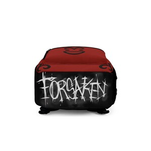 Gubby forsaken inspired bunny mafioso pet, roblox, love roblox, gamers lovers Personalizade for Backpac Backpack image 5