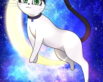 Haustierportrait - 1 Haustier in beliebigem Anime oder Cartoon Stil | Personalisierte Haustier Illustration