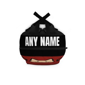 Gubby forsaken inspired bunny mafioso pet, roblox, love roblox, gamers lovers Personalizade for Backpac Backpack image 4