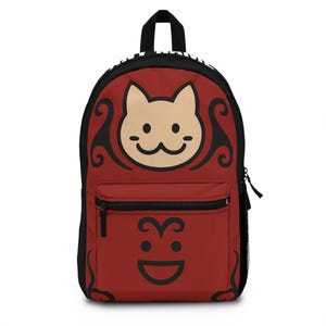 Gubby forsaken inspired bunny mafioso pet, roblox, love roblox, gamers lovers Personalizade for Backpac Backpack image 1