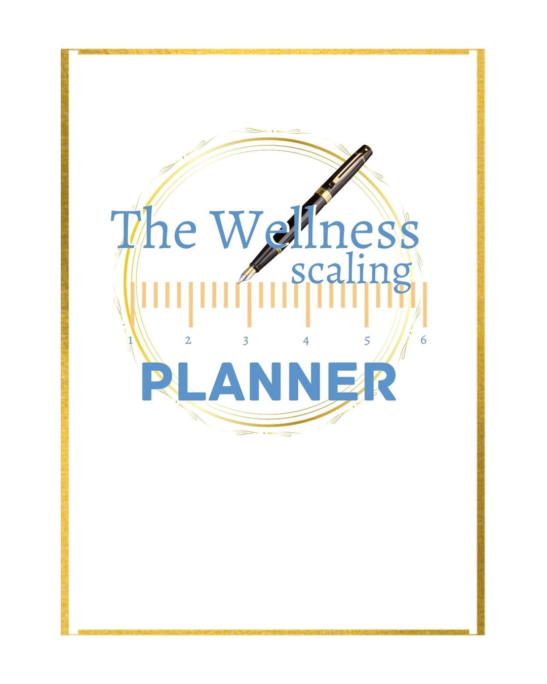 UNDATED Digital Wellness Scaling Planner Undated iPad Tablet Planner ...