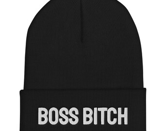 Cuffed Boss Bitch Beanie