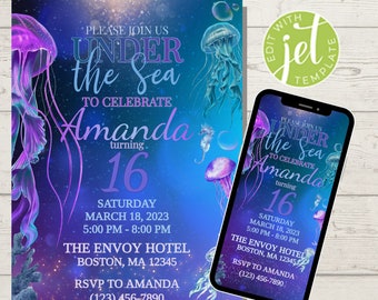 Under the Sea Invitation | Under the Sea Birthday Invite