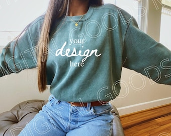 Comfort Colors Sweatshirt Blank - Etsy