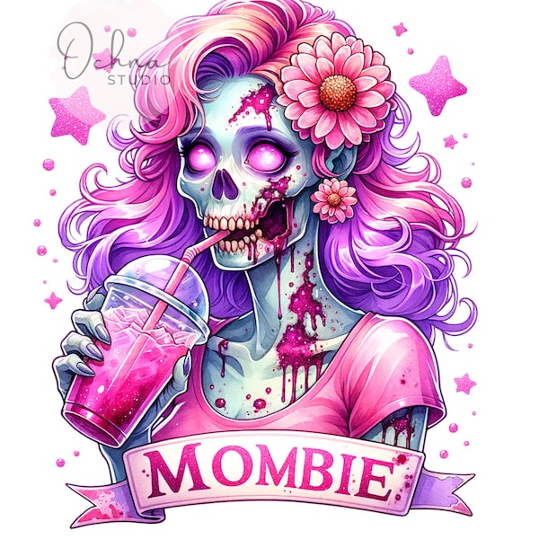 Mombie PNG, Funny Mom PNG, Zombie Mom Halloween Clipart, Mom Life,  Skeleton Mom Clipart, Mombie Shirt, Sublimation, Digital Download PNG