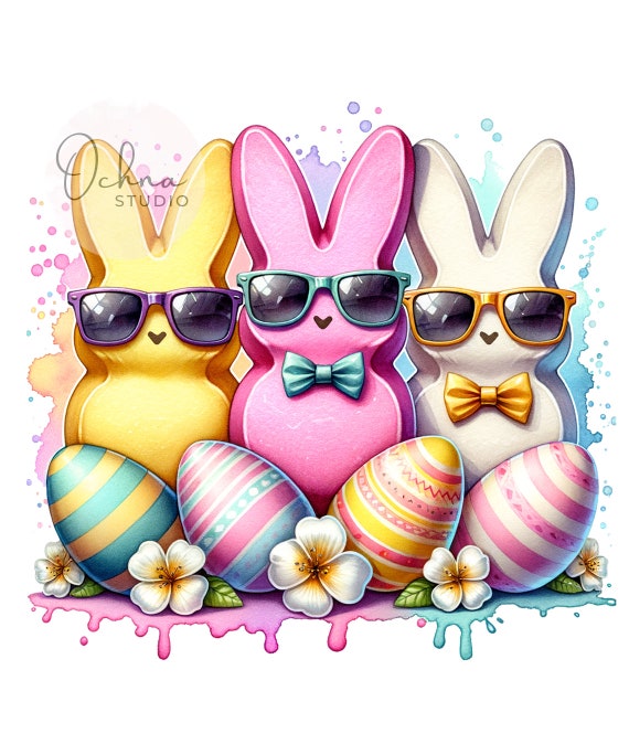 シーグラスアート『Happy Easter•*¨*•.¸¸♬︎』 happy_easter_with_eggs_and_bun