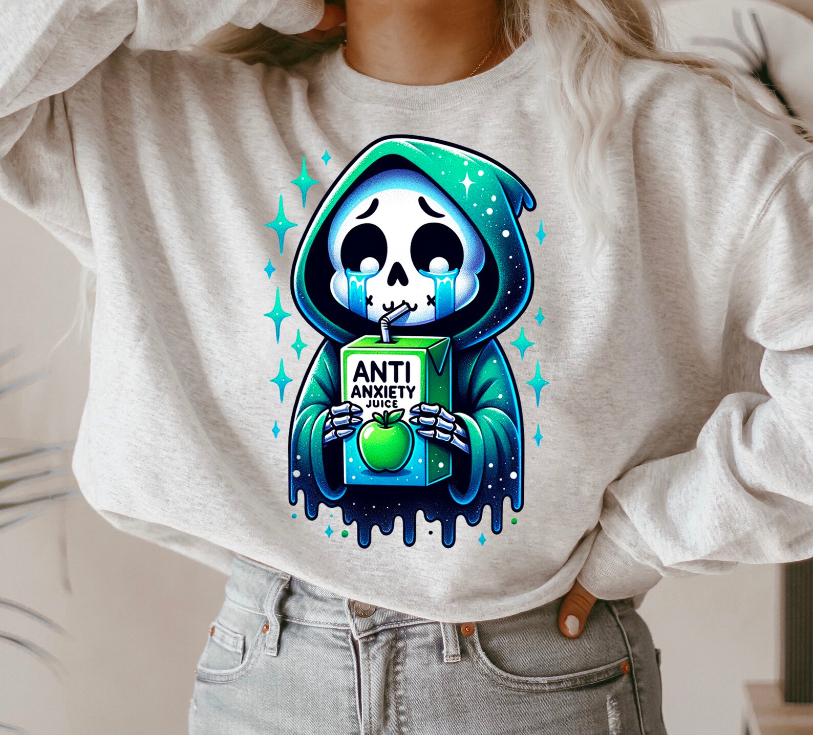 Anti Anxiety Juice PNG, Anxiety Skeleton Sublimation, Antisocial Png ...