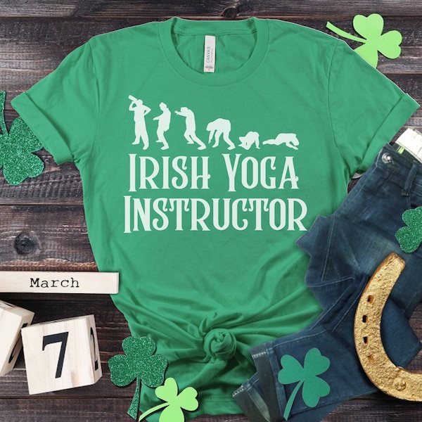 Irish Yoga T Shirt Etsy