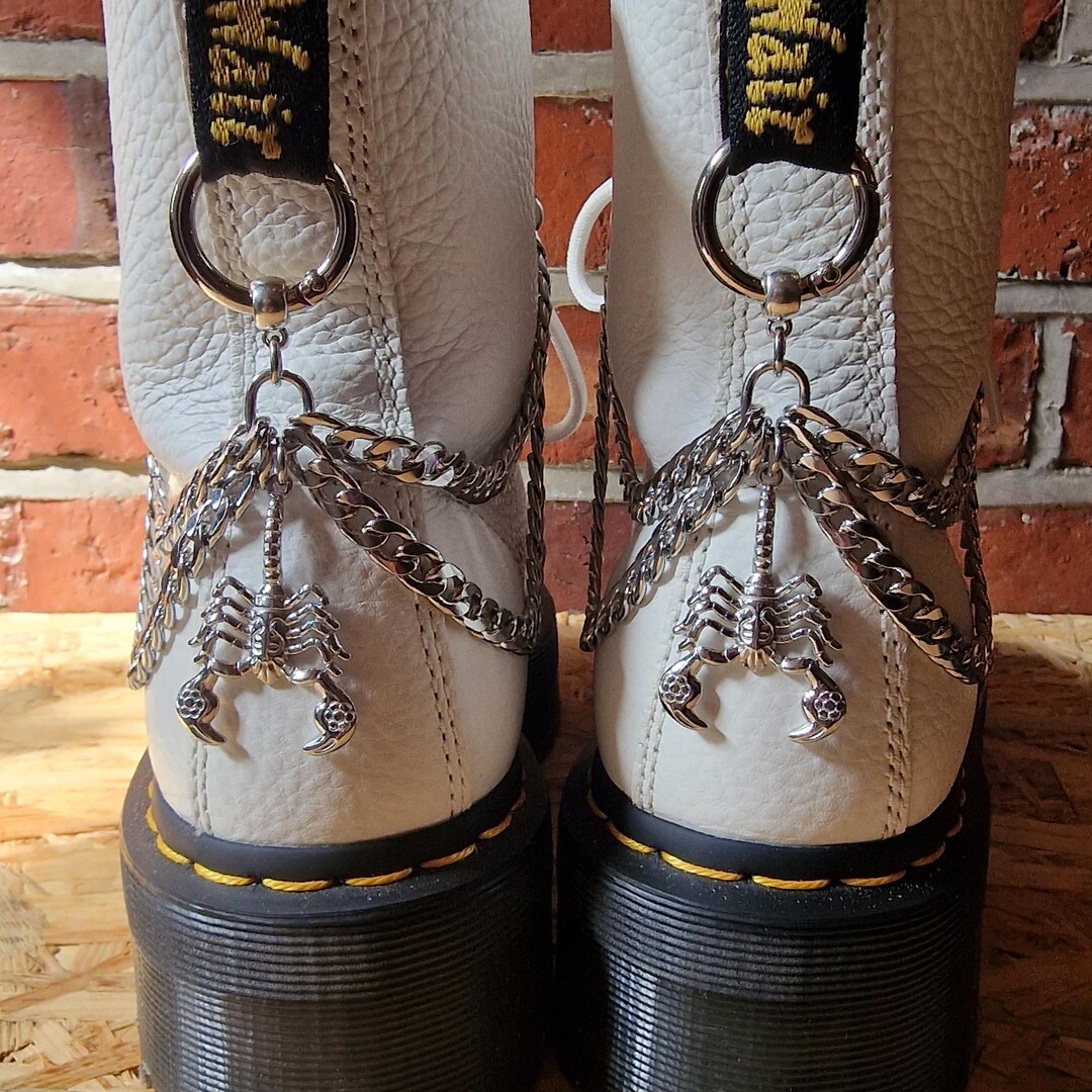 Scorpion Boot Chains: Heavy Steel D.M. Boot Charms - Etsy