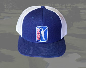 Navy - White FORE Golf Hat