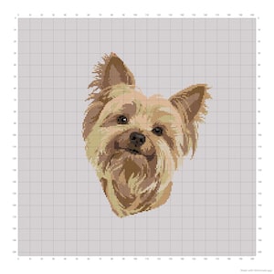 Custom Pet Portrait Cross Stitch Pattern, Hand-Drawn Dog or Cat Chart (PDF, SVG)