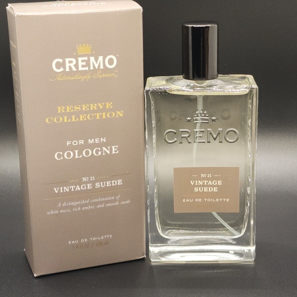 Cremo Vintage Suede - EDT - 5ml, 10ml Decants/Samples Travel Size *Full Bottle NOT Included* *Please Read Item Description*