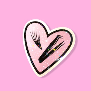 Lash Artist Heart | Vinyl Lash Extension Sticker