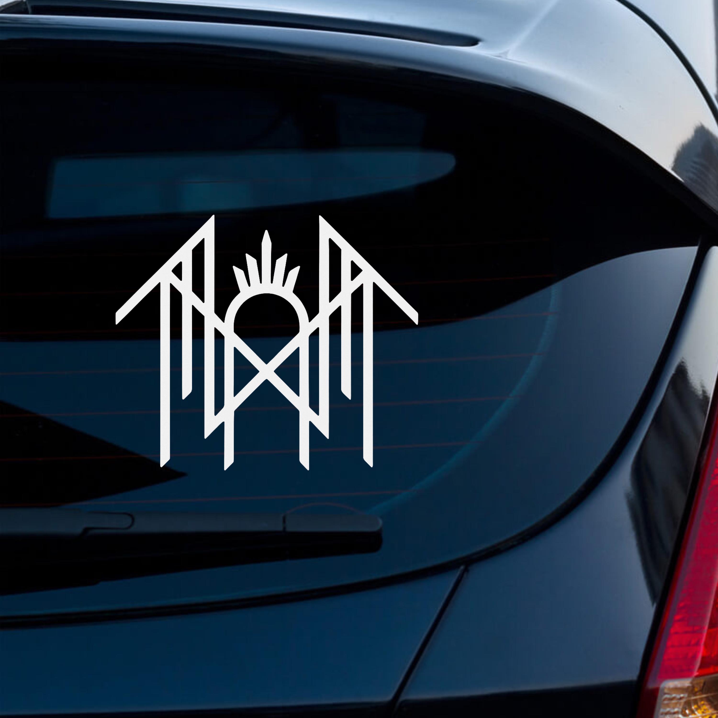 Sleep Token Inspired - Band Symbol Vinyl Car Decal Music Alternative Heavy Metal Goth Industrial