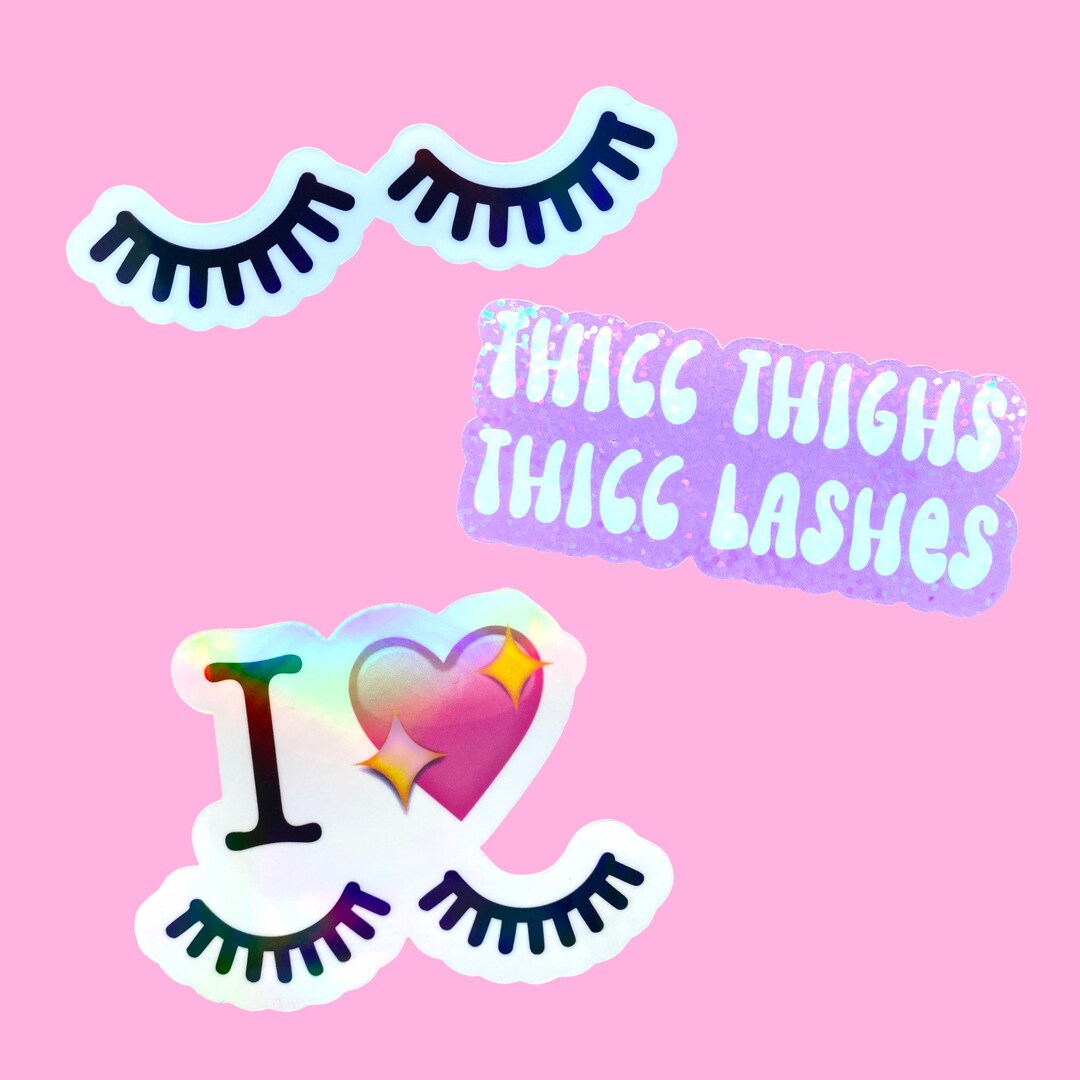 Lash Extensions Sticker Stickers | Lashes - I