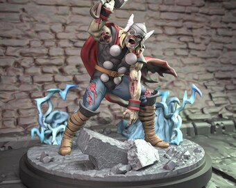 Undead Thor | Fan Art - Marvel | 3D Printed Miniature