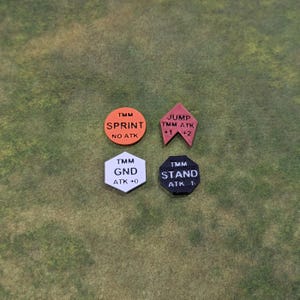 Bewegung Tokens für American Mecha Spiel | FAN ART