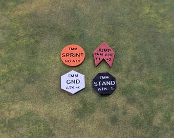 Movement Tokens for American Mecha Game | FAN ART