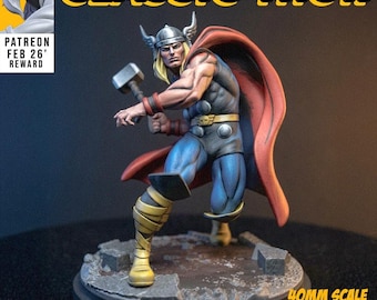 Classic Thor| CP Crisis Protocol | Fan Art - Marvel | 3D Printed Miniature