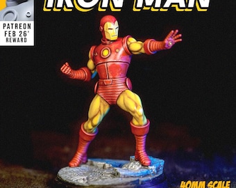 Classic Man of Iron | CP Crisis Protocol | Fan Art - Marvel | 3D Printed Miniature
