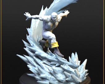First Class Iceman | CP Crisis Protocol | Fan Art - Marvel | 3D Printed Miniature