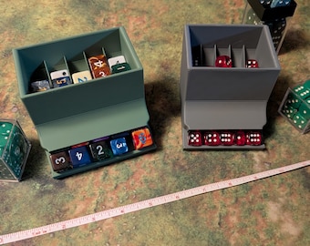 D6 Dice Dispenser - Tabletop Gaming Organizer