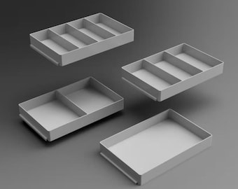 WarGanizer Bin Trays: Universal Game Token & Paint Storage
