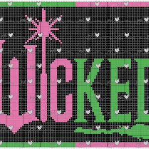Wicked (Large) C2C Crochet Blanket Pattern