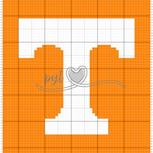 Tennessee Volunteers C2C BABY Blanket Pattern
